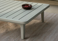 Table basse de jardin en aluminium beige 160x80 - Ritzo par Garden Art