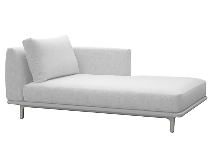 Canape ou méridienne de jardin beige - Ritzo...