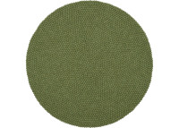 Tapis rond en billes de laine 4 nuances de vert au choix - MyFelt