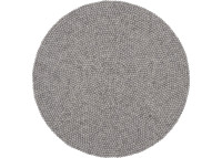 Tapis rond original en billes de laine 4 nuances de gris - MyFelt