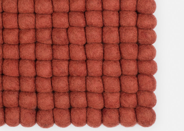 Tapis rectangle en laine jaune orange rose...