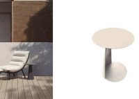 Table basse de jardin en aluminium 3 coloris - Boira Garden Art