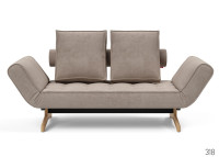 Méridienne design piètement chêne - ghia wood - Innovation Living
