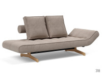Méridienne design piètement chêne - ghia wood - Innovation Living