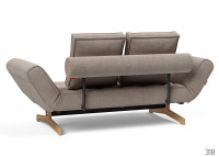 Méridienne design piètement chêne - ghia wood - Innovation Living