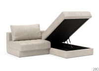 Canapé d'angle convertible réversible Akello Lounger Innovation Living