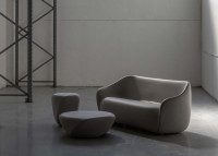 Canapé de jardin design en polyéthylène 7 coloris Reborn par Slide
