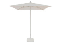 Parasol 2x2 avec sa base taupe gris graphite ou blanc - Apollo Talenti