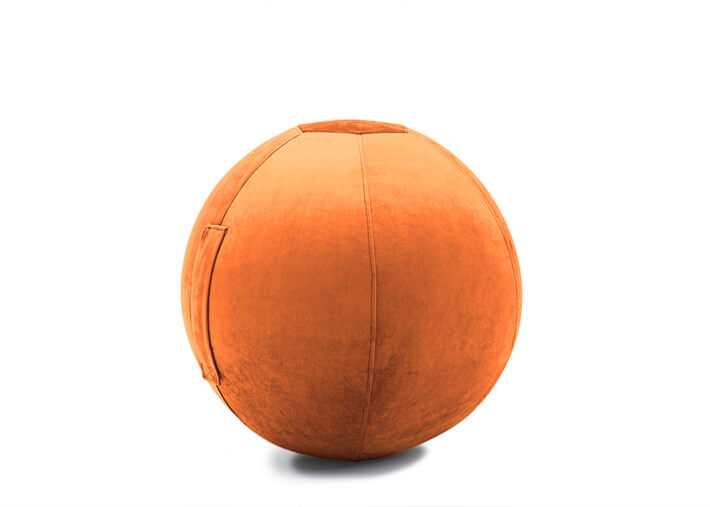 Pouf ballon en velours ø 65 - Celeste par Jumbo...