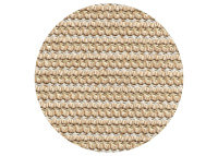 Coussin fantaisie coquillage effet raphia beige par MX Home