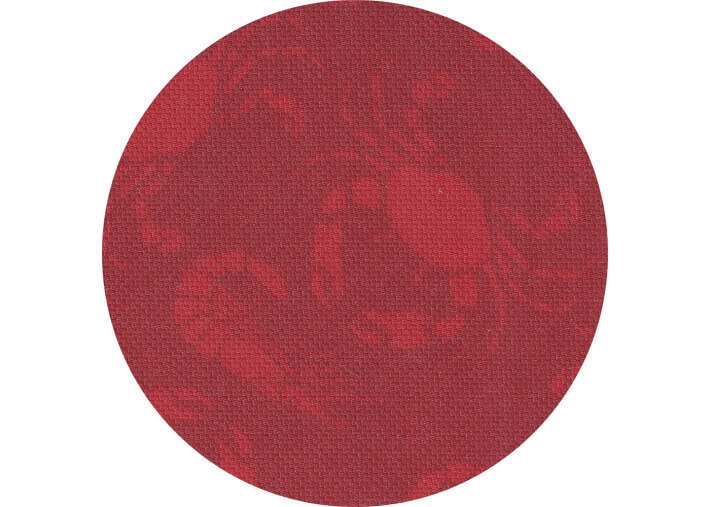 Coussin de jardin original forme homard rouge -...