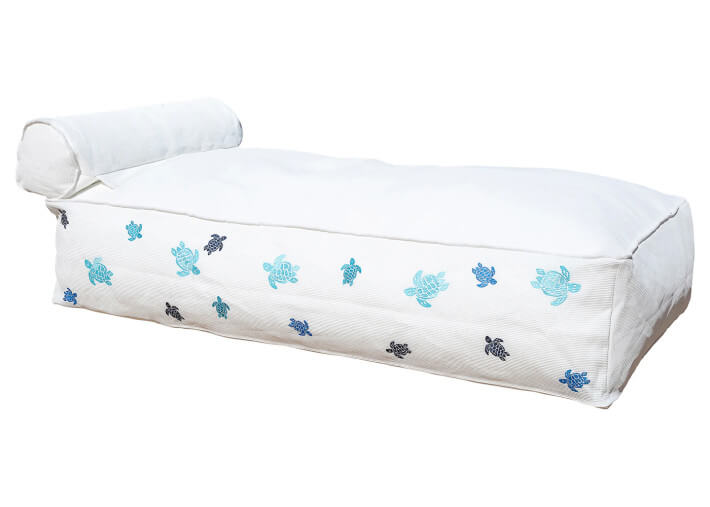 Transat flottant avec appui-tête motifs tortue...