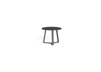 Table d'appoint en aluminium blanc taupe ou gris - touch par talenti