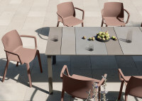 Set de 4 fauteuils de repas de jardin 5 coloris - Ada par My Your