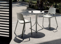 Set de 4 fauteuils de repas extérieur en polypropylène - Tina My Your
