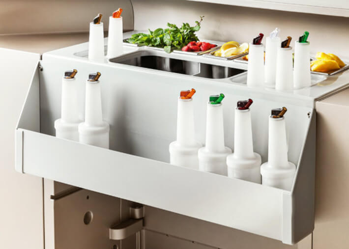 Comptoir de bar lumineux design et modulaire -...