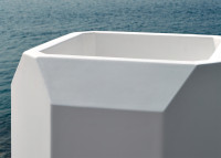 Pot ou jardinière en Poleasy blanc - Gem par My Your
