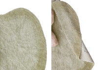 Tapis enfant fleur de nénuphar vert et rose - Puffy Lily - Lorena Canals
