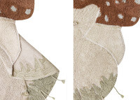 Tapis enfant original forme champignon - Boletus par Lorena Canals