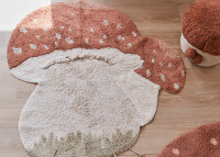 Tapis enfant original forme champignon - Boletus par Lorena Canals