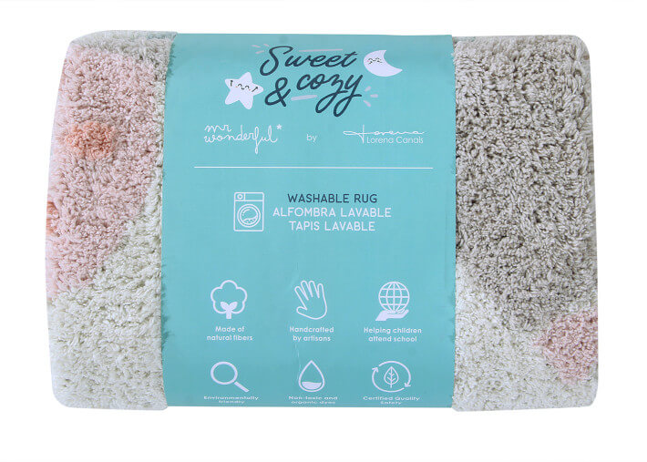 Tapis licorne forme ronde - Believe in yourself...