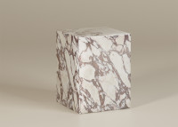 Cube block en marbre - Coi marbre pillar par Un'Common