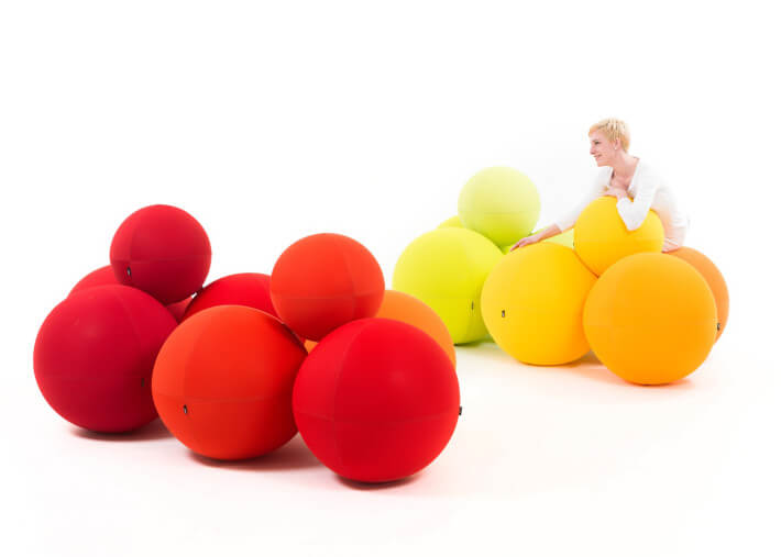 Assise 3 places originale et ludique - ball...