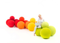 Assise 3 places originale et ludique - ball modular par lina furniture