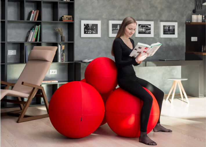 Assise 3 places originale et ludique - ball...