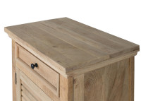 Table de chevet en manguier massif par Giner & Colomer