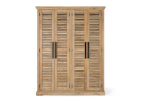Armoire double en bois de manguier naturel par Giner & Colomer