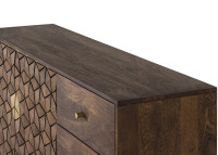 Buffet en bois manguier 2 portes 3 tiroirs par Giner & Colomer