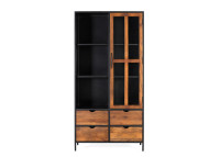 Vitrine avec 4 tiroirs et une porte vitrée par Giner & Colomer