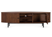 Meuble TV avec 2 portes en bois d'acacia par Giner & Colomer