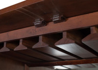 Meuble bar en bois de manguier et métal par Giner & Colomer