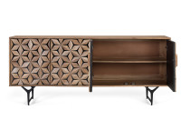 Buffet 4 portes en bois de manguier L 177 cm par Giner & Colomer