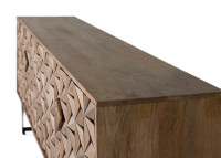 Buffet 4 portes en bois de manguier L 177 cm par Giner & Colomer