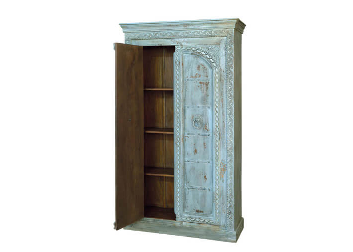 Armoire bleue en bois de manguier par Giner &...