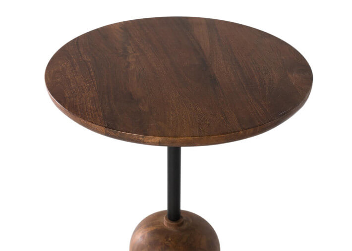 Table d'appoint originale en bois de manguier...