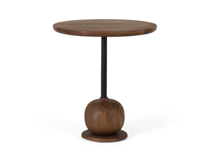 Table d'appoint originale en bois de manguier...