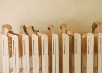 Chaise pliante Ika vue de profil