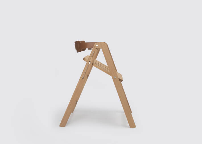 Chaise pliante Ika en chêne naturel – Design...
