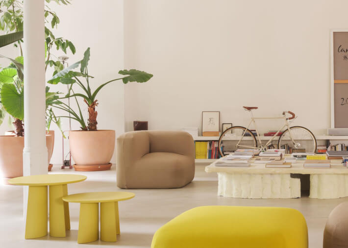 Module d’angle Gumi Corner avec tissu personnalisable