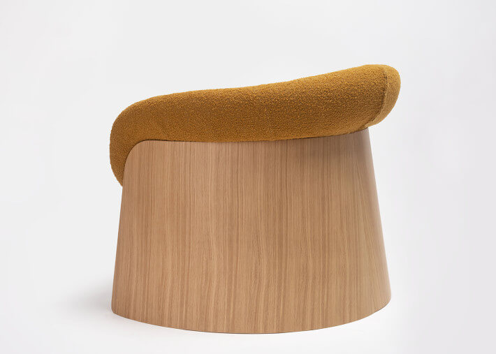Fauteuil Ginger par Ondarreta – vue de dos