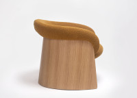 Fauteuil Ginger Ondarreta – détail de l’assise enveloppante