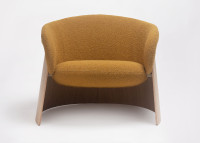 Fauteuil lounge Ginger par Ondarreta – vue de face