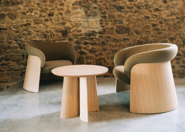 Fauteuil lounge design Ginger par Ondarreta dans un intérieur contemporain 2
