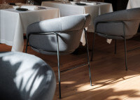 Fauteuil moderne et confortable - Ginger métal par Ondarreta