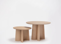 Table basse Ginger ronde diamètre 60 cm et 80 cm detoure