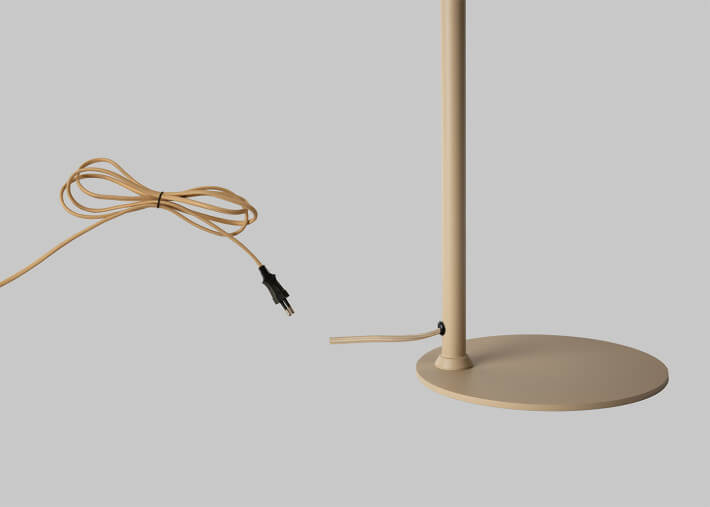 Lampe de bureau articulée beige ou bordeaux -...